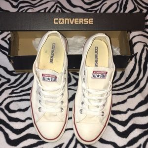 White Low Converse